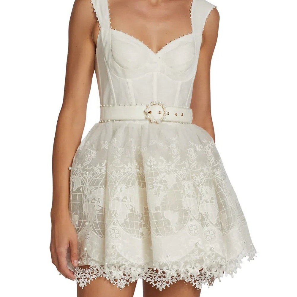 Zimmerman High Tide Globe Mini Dress